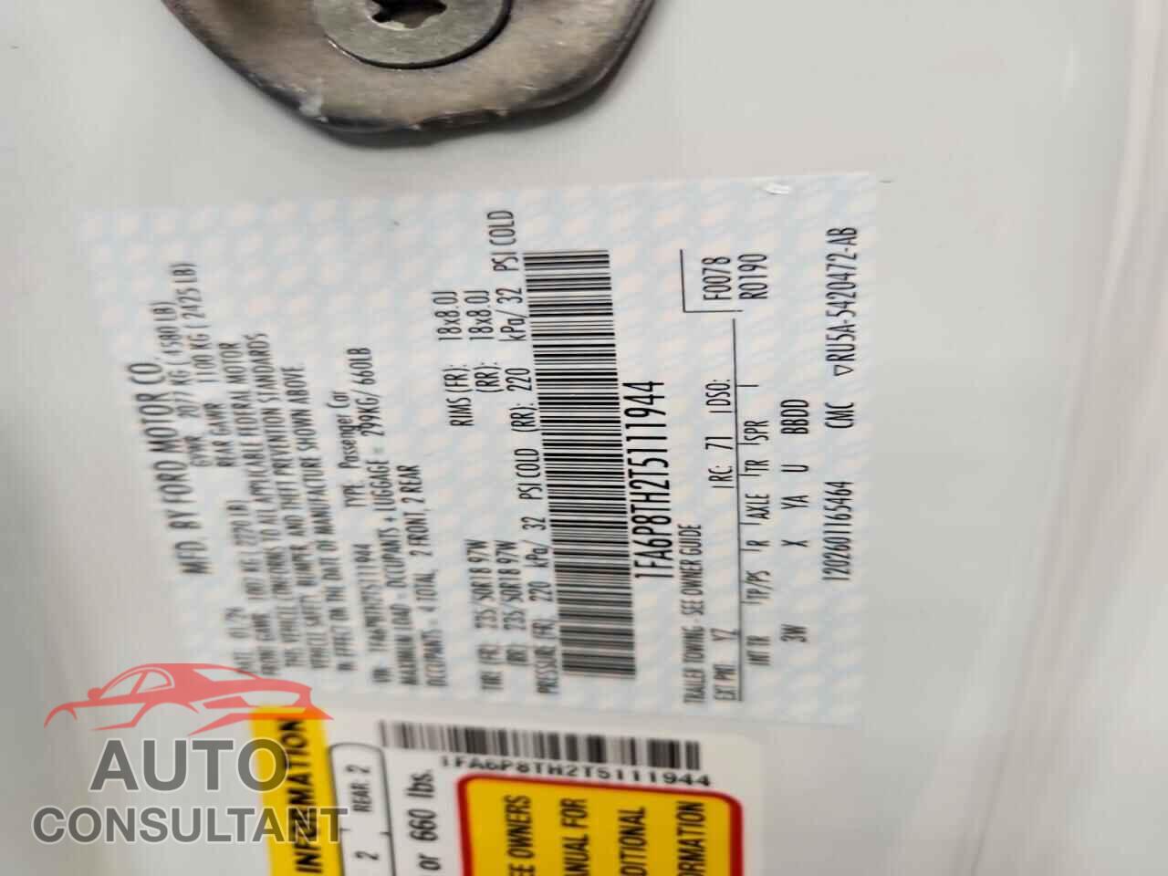 FORD MUSTANG 2026 - 1FA6P8TH2T5111944