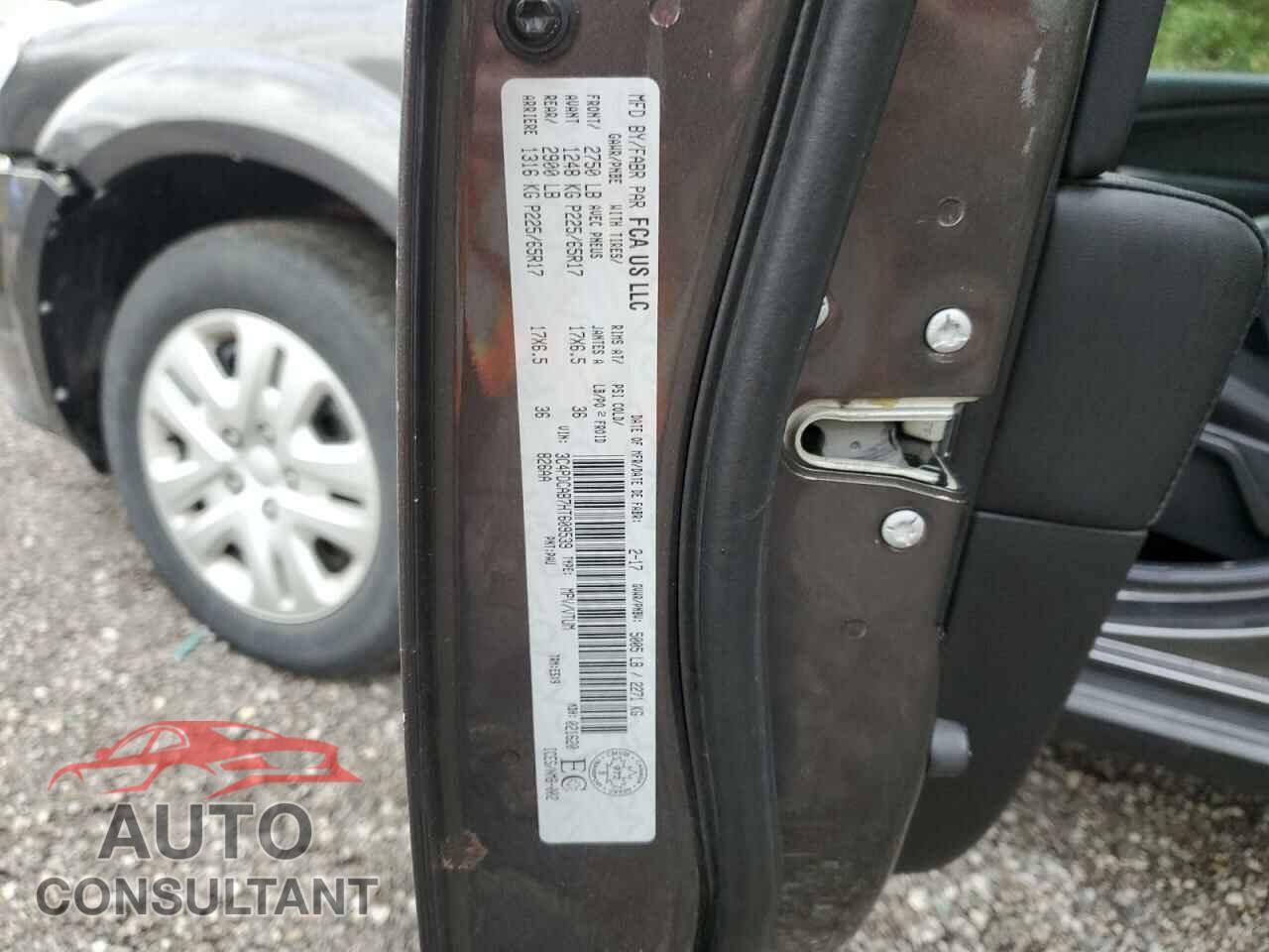 DODGE JOURNEY 2017 - 3C4PDCAB7HT609539
