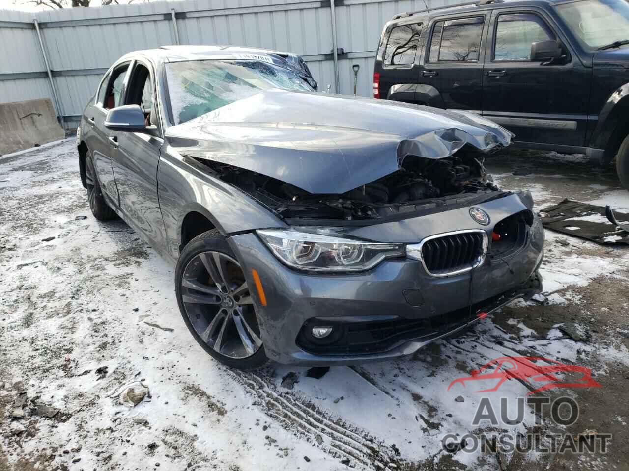 BMW 3 SERIES 2017 - WBA8D9G52HNU59829
