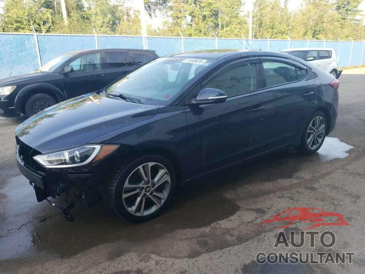 HYUNDAI ELANTRA 2017 - KMHD84LF9HU172688