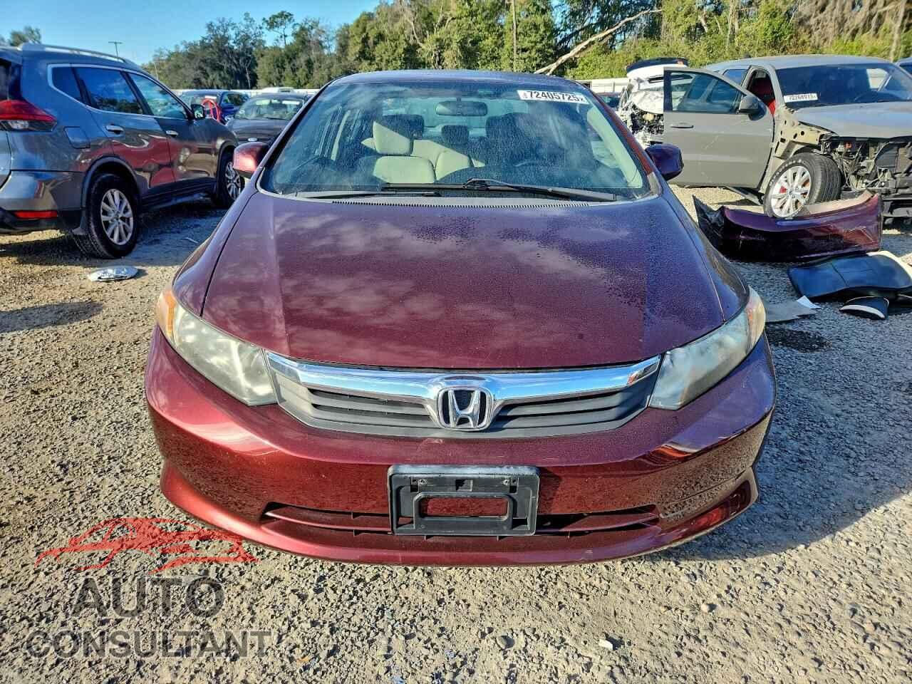 HONDA CIVIC 2012 - 19XFB2F5XCE334700
