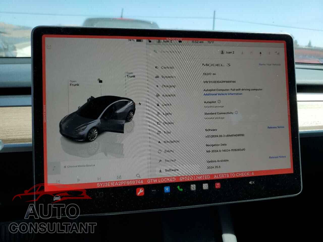 TESLA MODEL 3 2023 - 5YJ3E1EA2PF669744