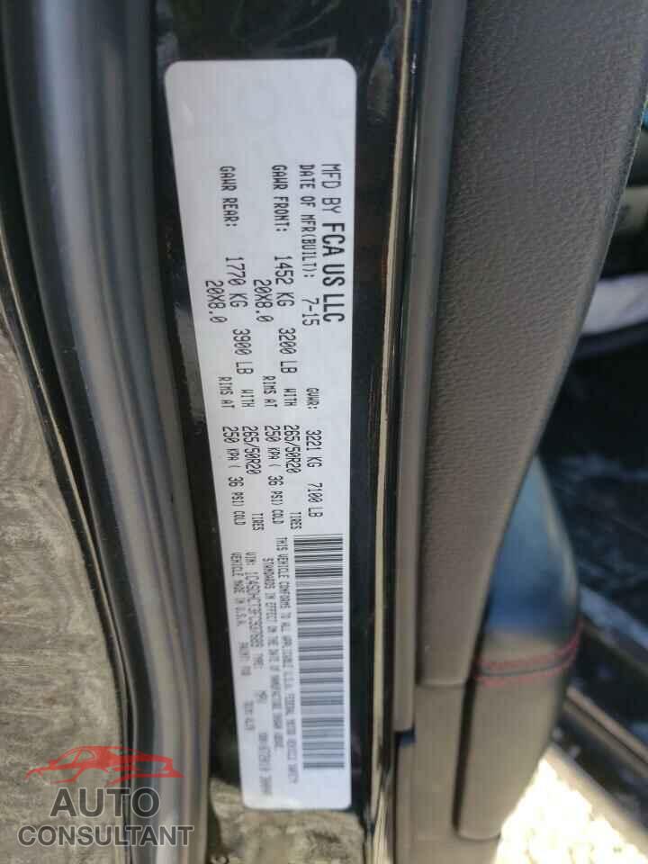 DODGE DURANGO 2015 - 1C4SDHCT3FC937689