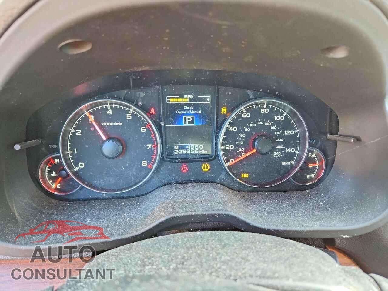 SUBARU OUTBACK 2014 - 4S4BRBLC4E3307527