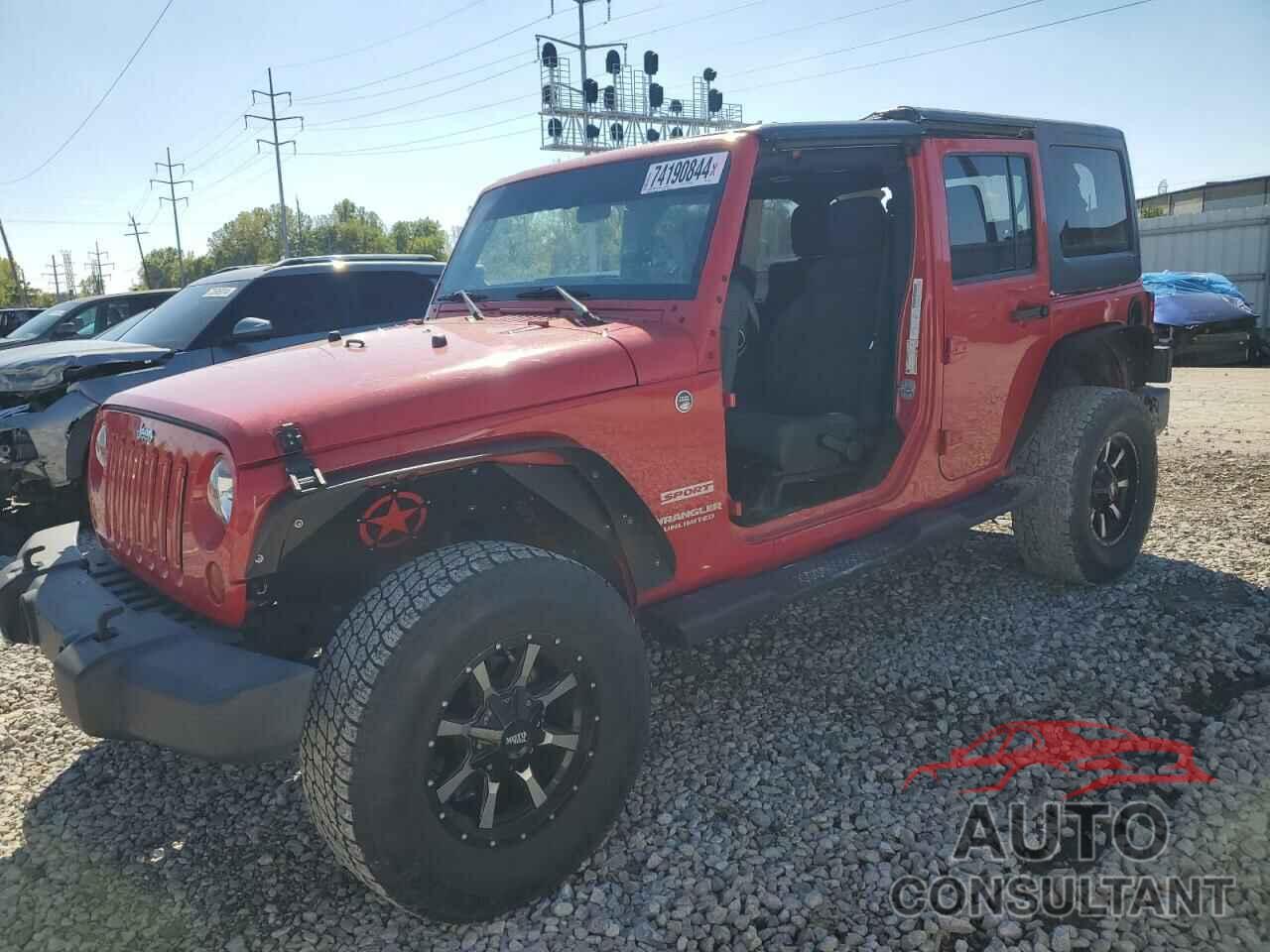 JEEP WRANGLER 2012 - 1C4BJWDG7CL166356