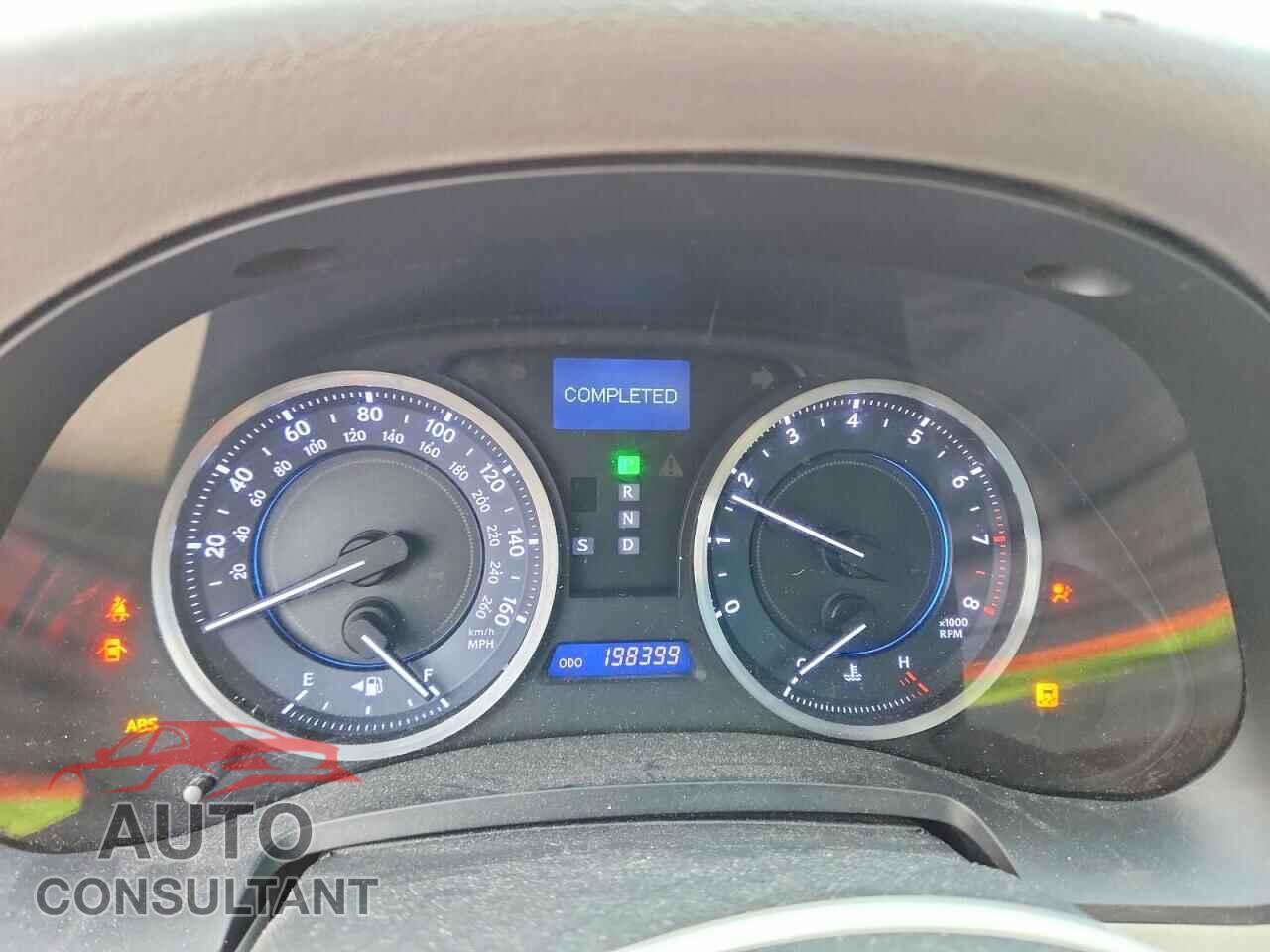 LEXUS IS 2012 - JTHBF5C27C5161596