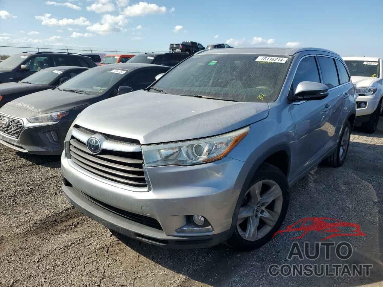 TOYOTA HIGHLANDER 2016 - 5TDYKRFH2GS138418