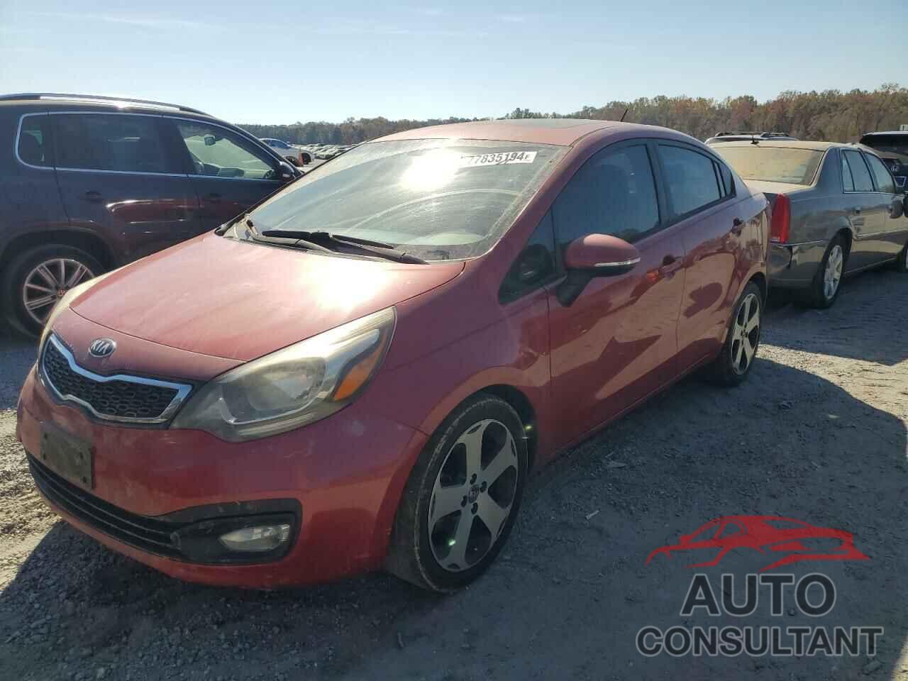 KIA RIO 2013 - KNADN4A3XD6147574