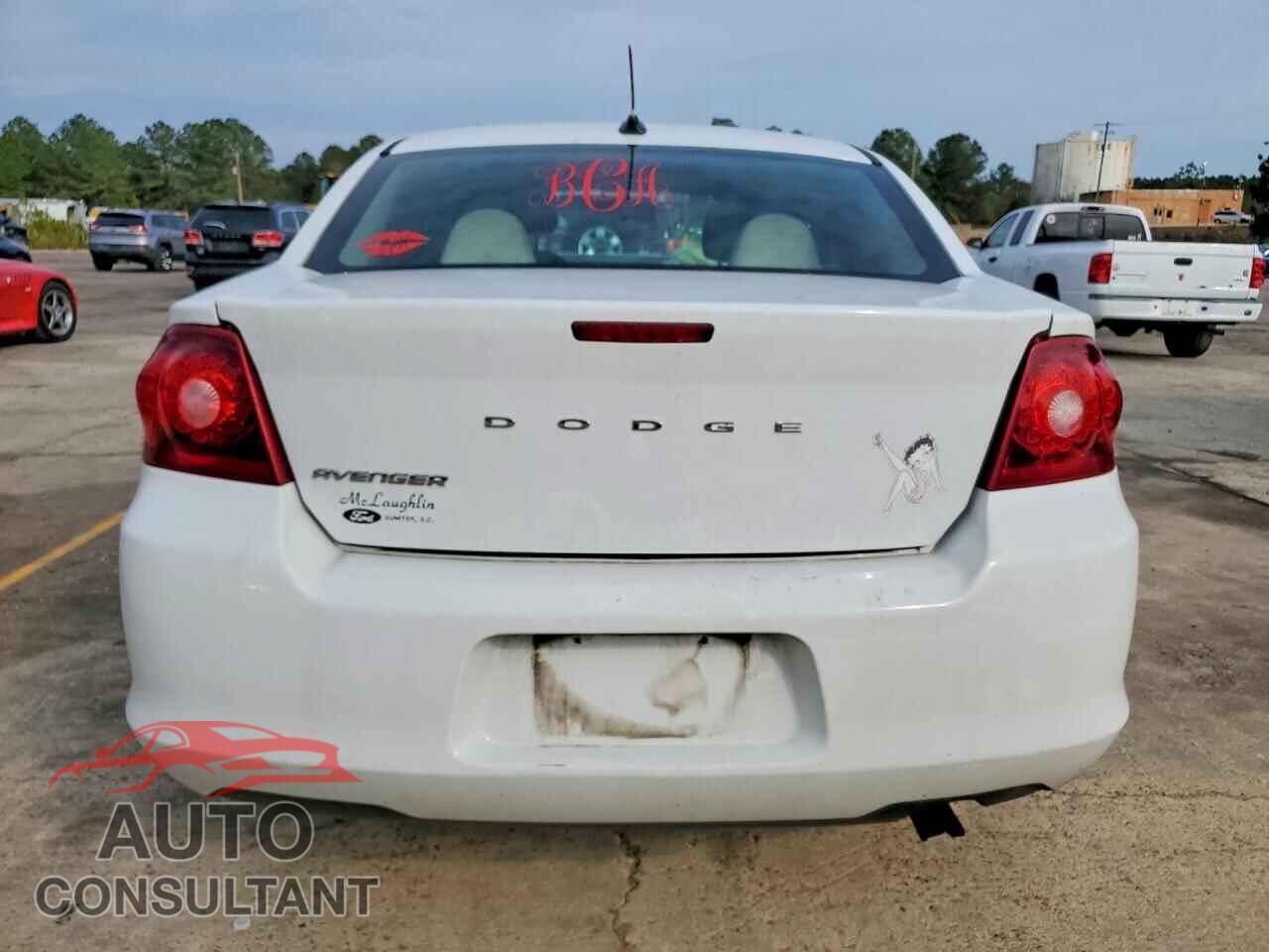 DODGE AVENGER 2013 - 1C3CDZAB4DN517434