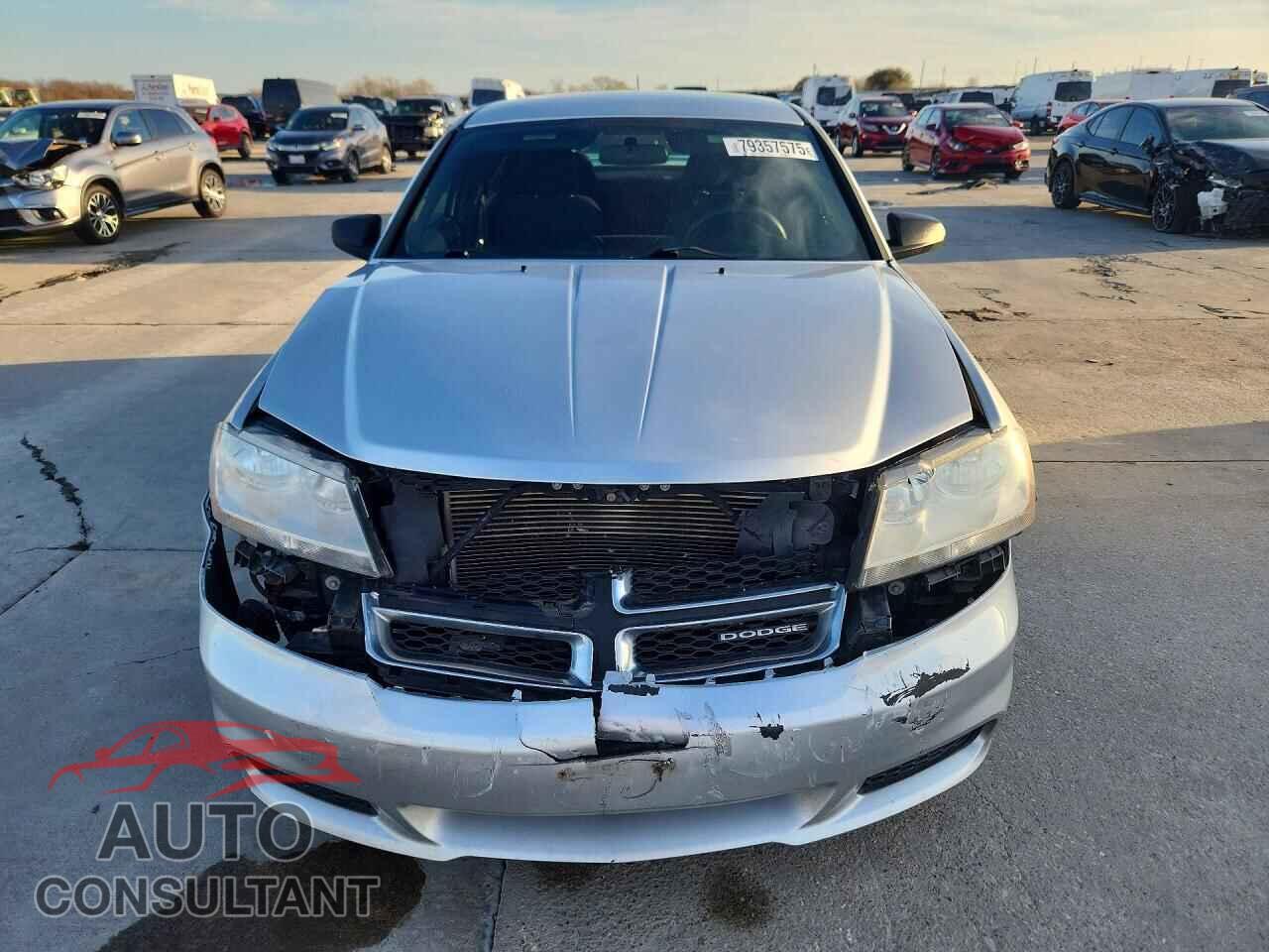 DODGE AVENGER 2012 - 1C3CDZAB7CN102462