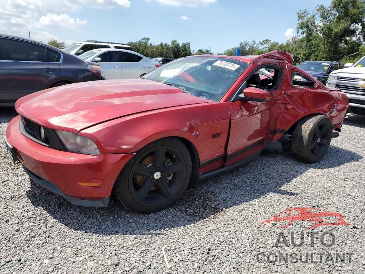 FORD MUSTANG 2010 - 1ZVBP8CH6A5138941