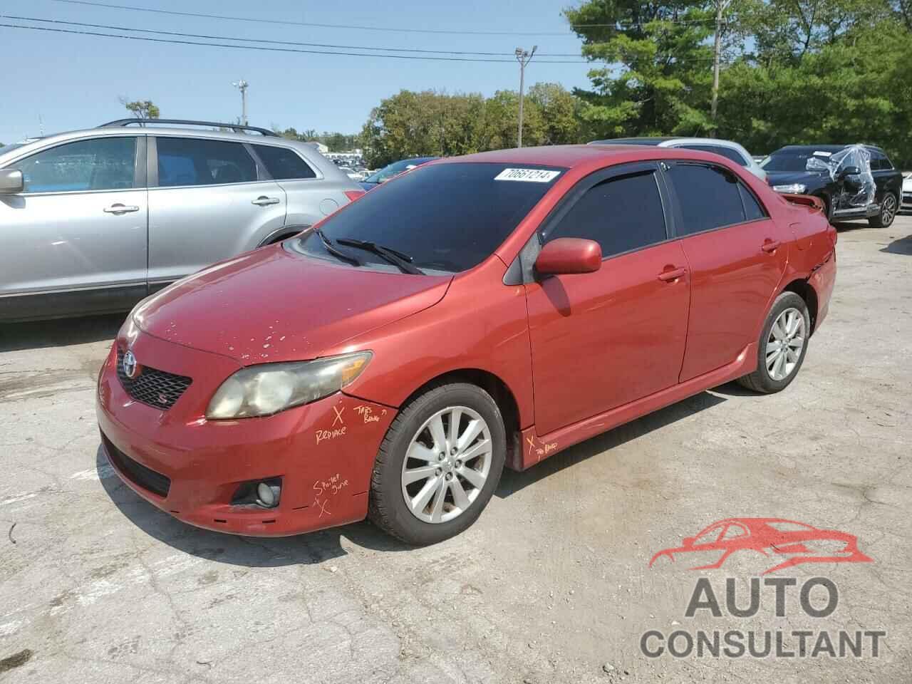 TOYOTA COROLLA 2010 - 2T1BU4EE7AC397562