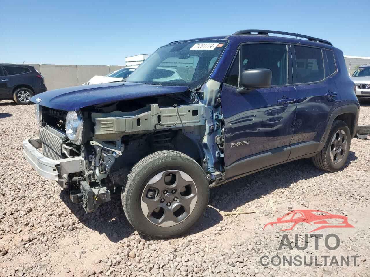 JEEP RENEGADE 2016 - ZACCJBAT2GPD94619