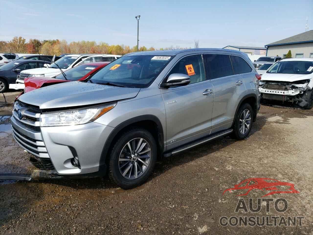 TOYOTA HIGHLANDER 2017 - 5TDJGRFH5HS031089