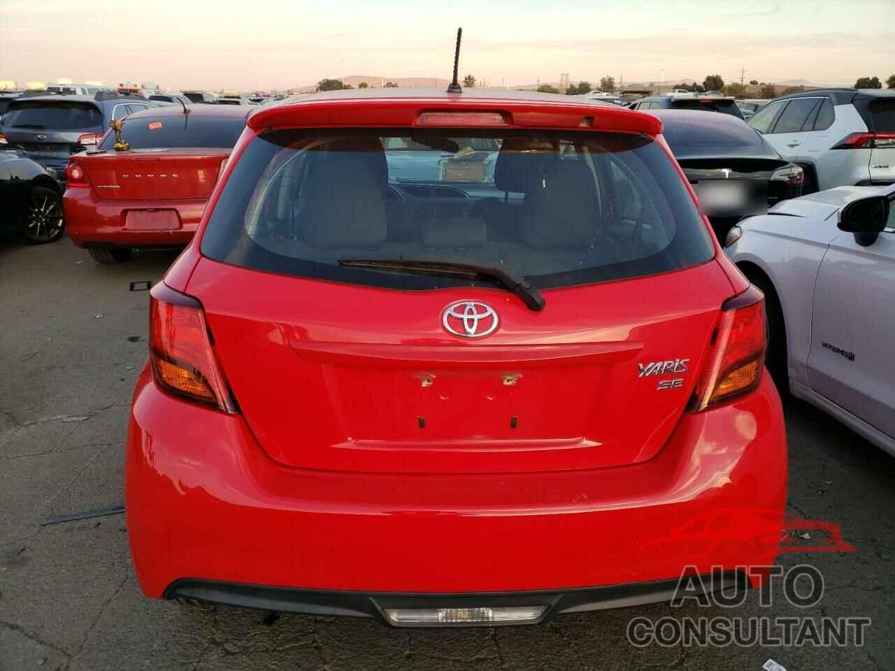 TOYOTA YARIS 2015 - VNKKTUD39FA036274