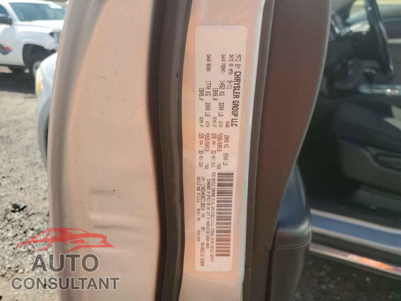 DODGE DURANGO 2012 - 1C4RDHAG0CC138310