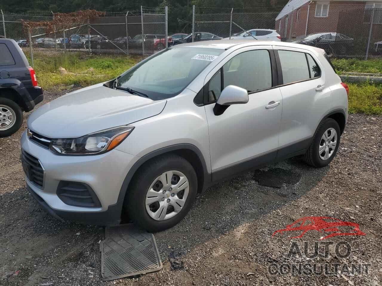 CHEVROLET TRAX 2017 - 3GNCJKSBXHL204329