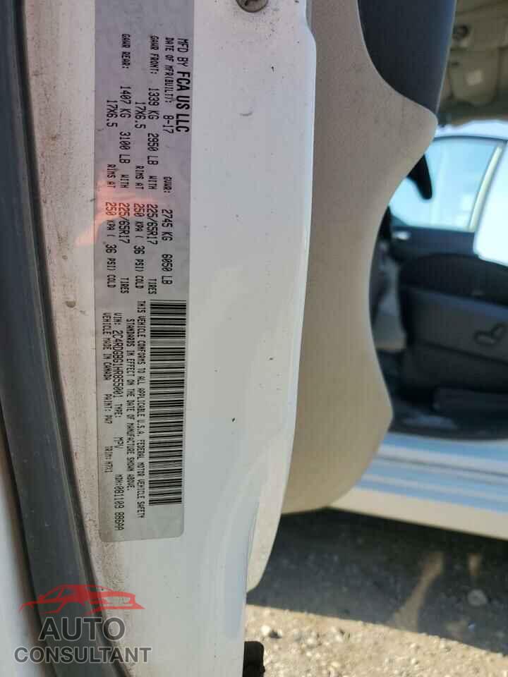 DODGE CARAVAN 2017 - 2C4RDGBG1HR855001