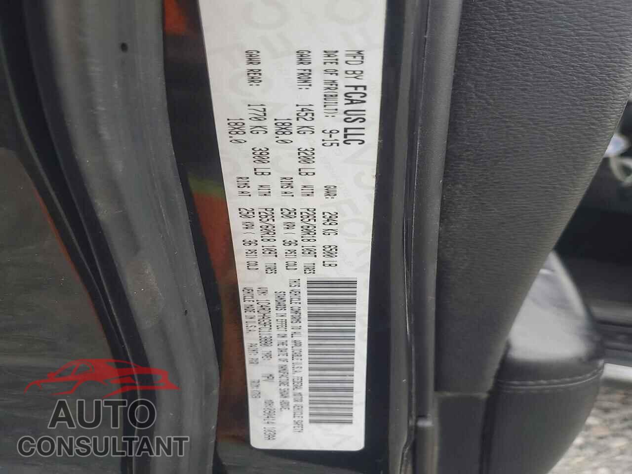 DODGE DURANGO 2015 - 1C4RDHAG9FC113880