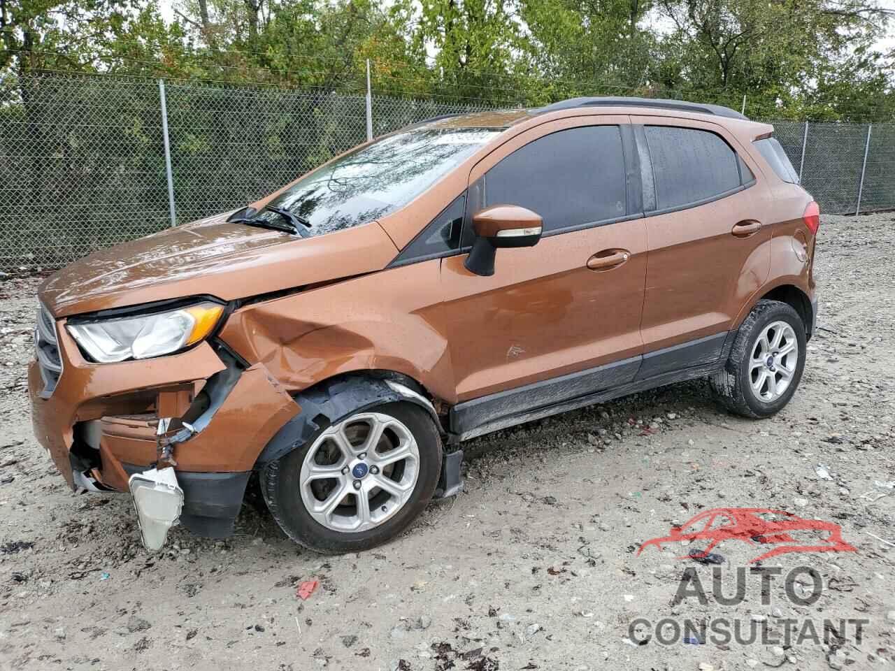 FORD ECOSPORT 2018 - MAJ3P1TE0JC191799