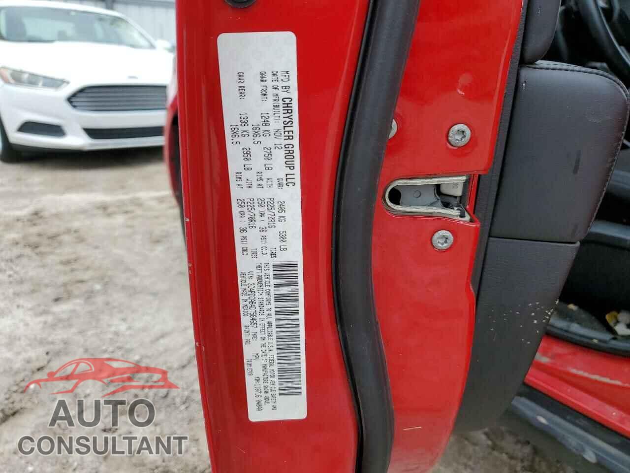 DODGE JOURNEY 2013 - 3C4PDCAB4DT584657