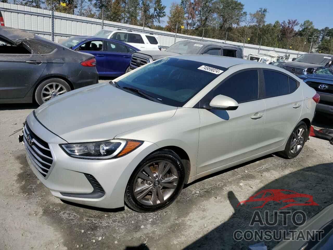 HYUNDAI ELANTRA 2017 - KMHD84LF3HU193603