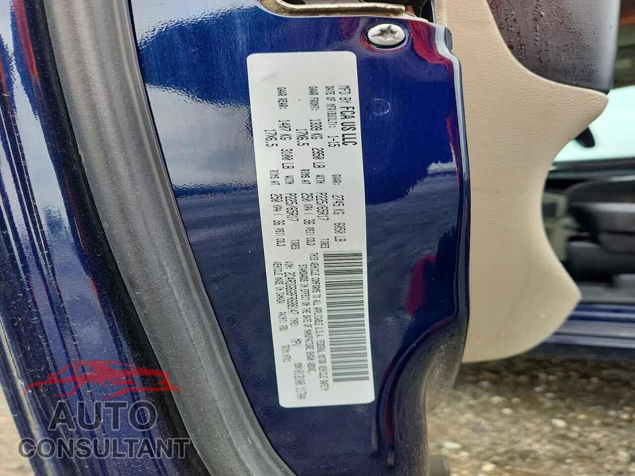 DODGE CARAVAN 2015 - 2C4RDGBG8FR688147