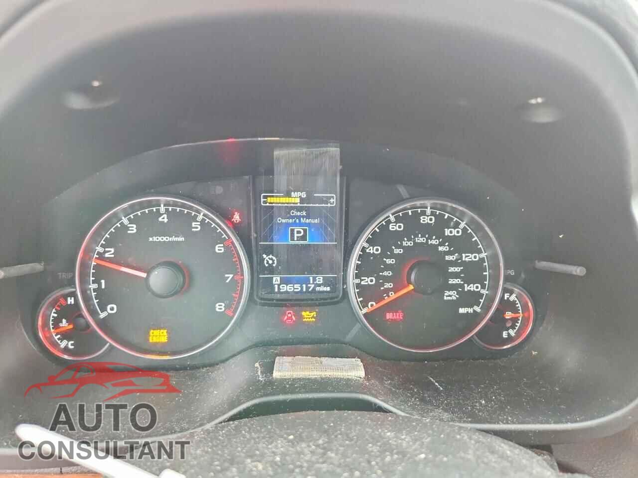 SUBARU OUTBACK 2014 - 4S4BRBLC5E3316902