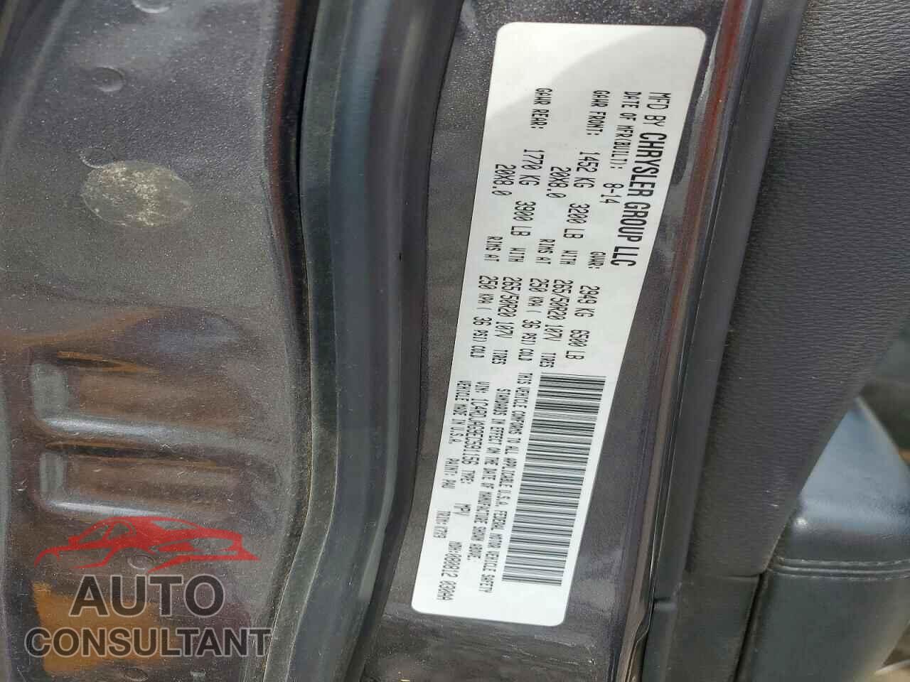 DODGE DURANGO 2014 - 1C4RDJAG9EC591156