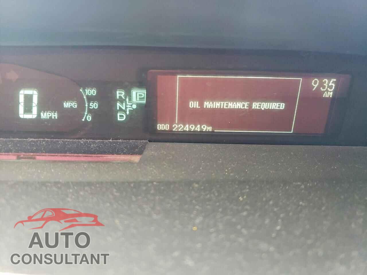 TOYOTA PRIUS 2011 - JTDKN3DU7B0319794