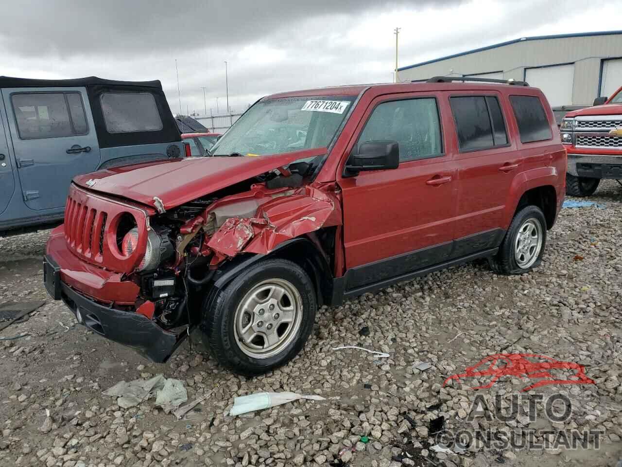 JEEP PATRIOT 2016 - 1C4NJRBB9GD549477