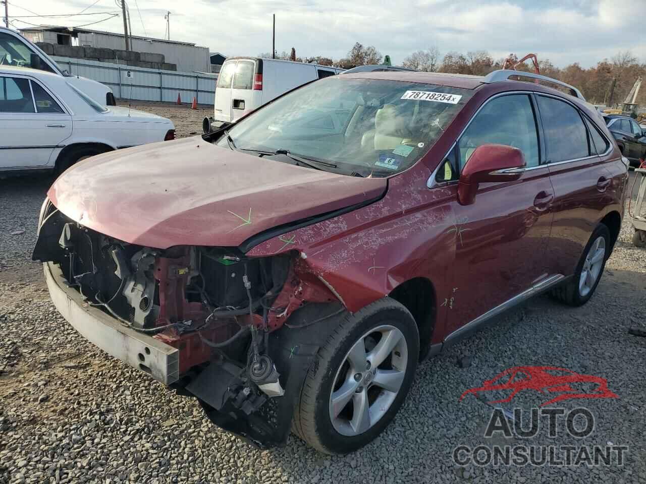 LEXUS RX350 2010 - 2T2BK1BA1AC011414