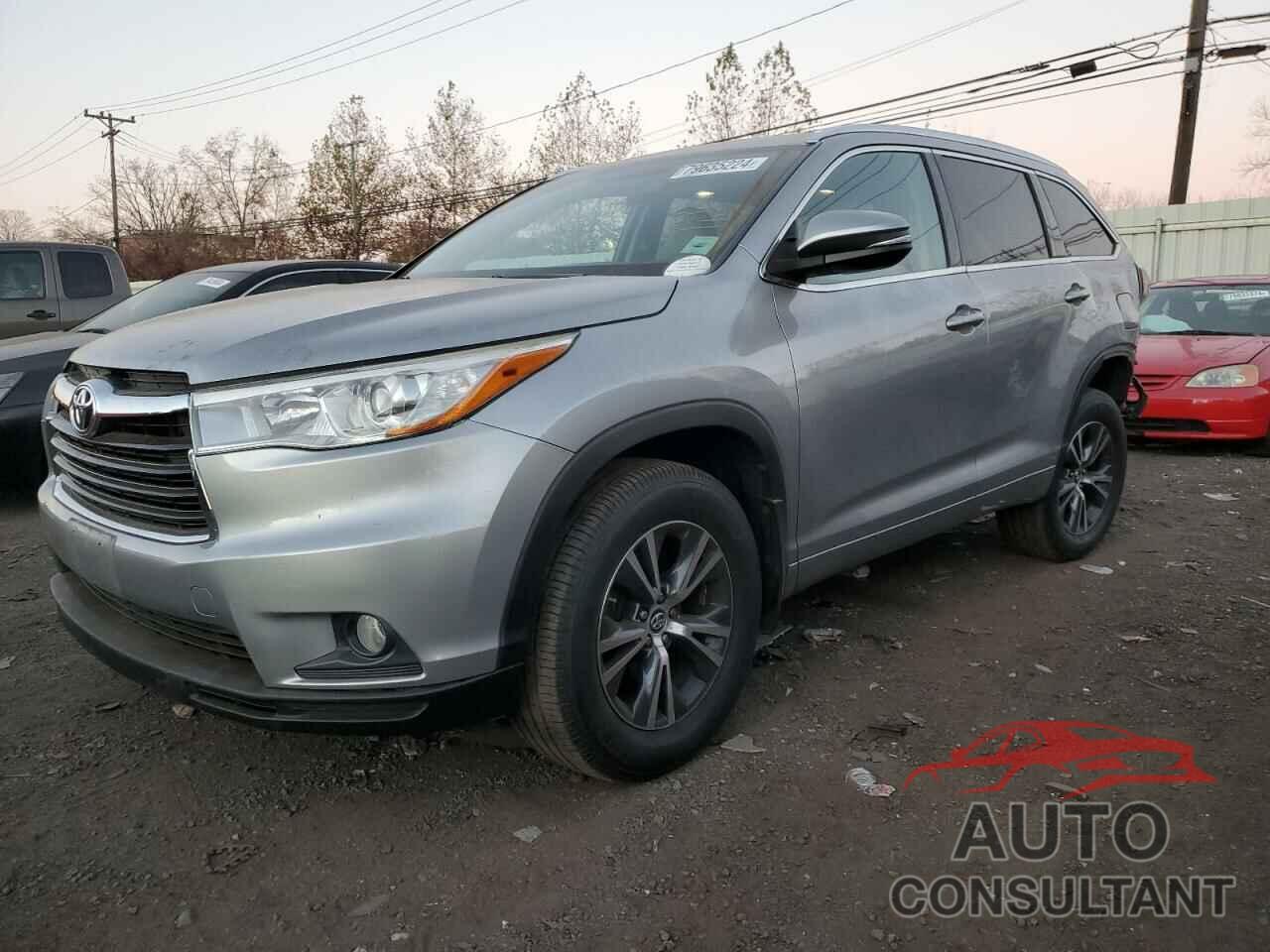 TOYOTA HIGHLANDER 2016 - 5TDJKRFH6GS351065