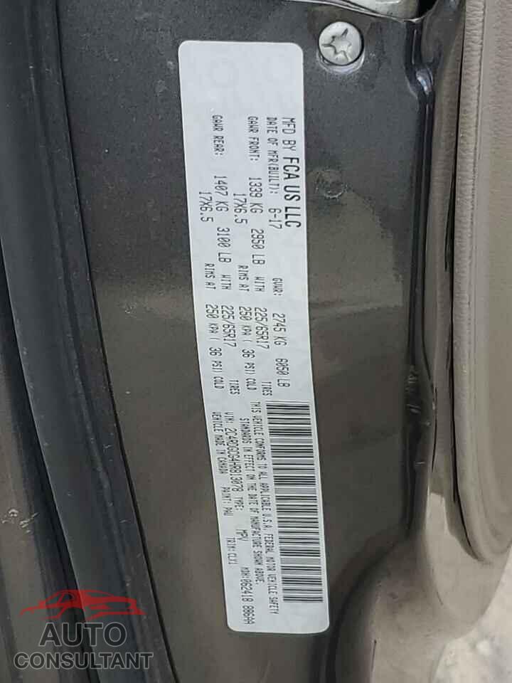 DODGE CARAVAN 2017 - 2C4RDGCG4HR813078