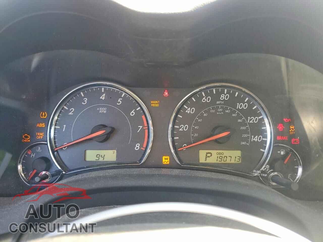 TOYOTA COROLLA 2012 - 2T1BU4EEXCC815826