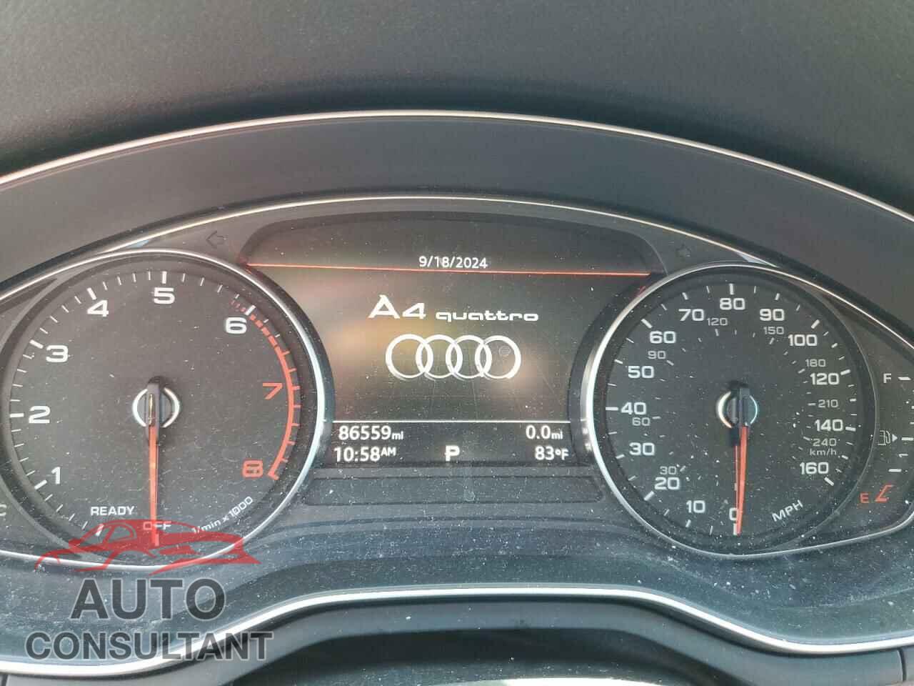AUDI A4 2017 - WAUANAF48HN031031