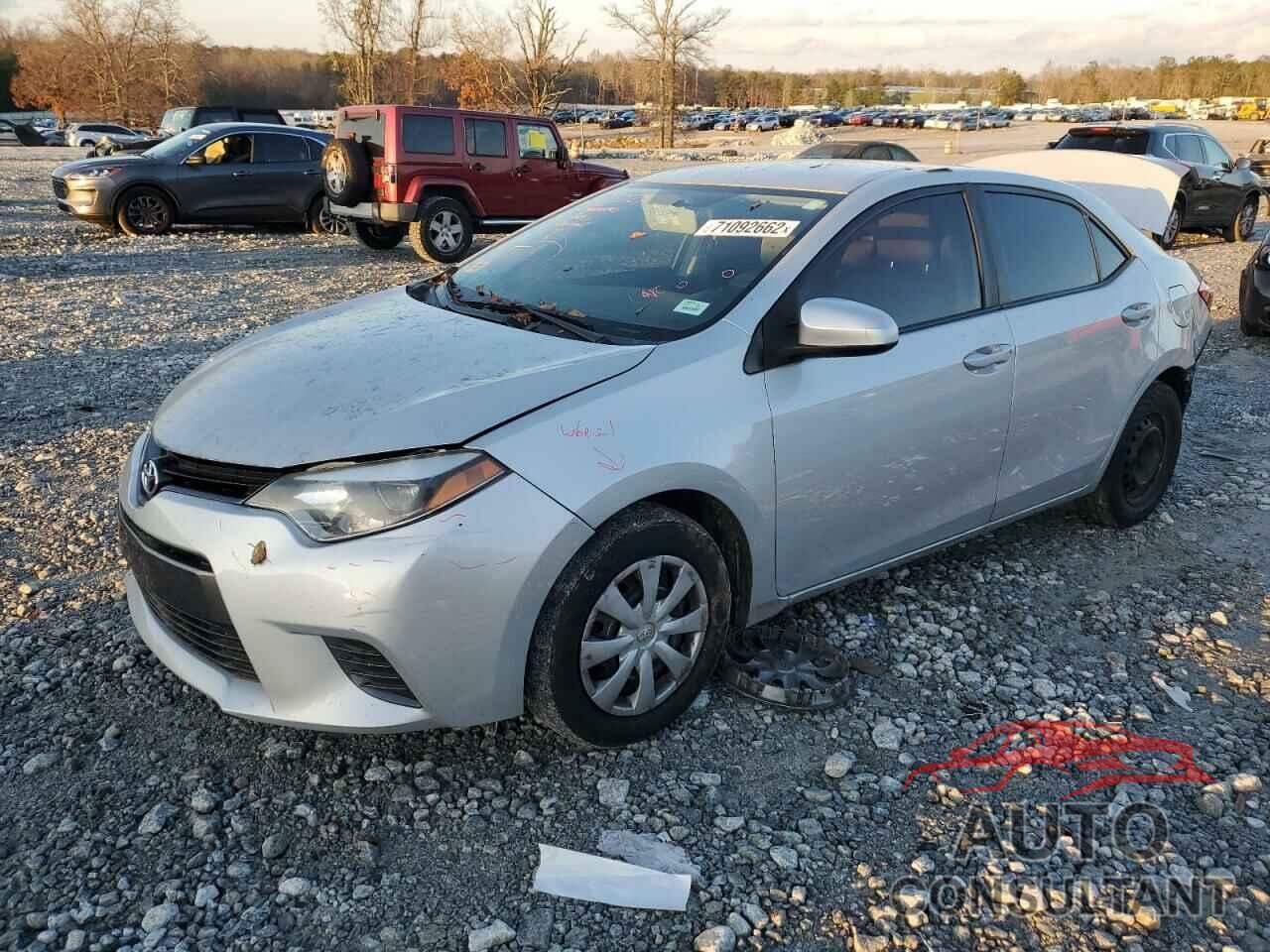 TOYOTA COROLLA 2016 - 2T1BURHE2GC683255