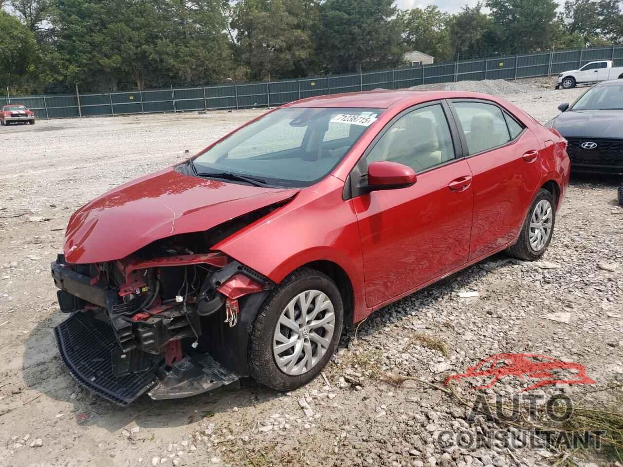 TOYOTA COROLLA 2018 - 2T1BURHE2JC022073