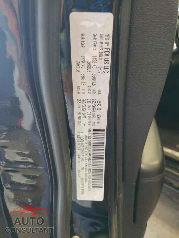 DODGE DURANGO 2017 - 1C4RDJDG3HC799212