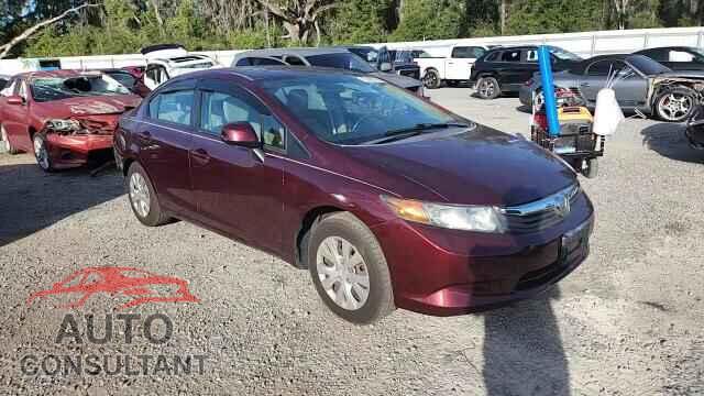 HONDA CIVIC 2012 - 19XFB2F5XCE334700