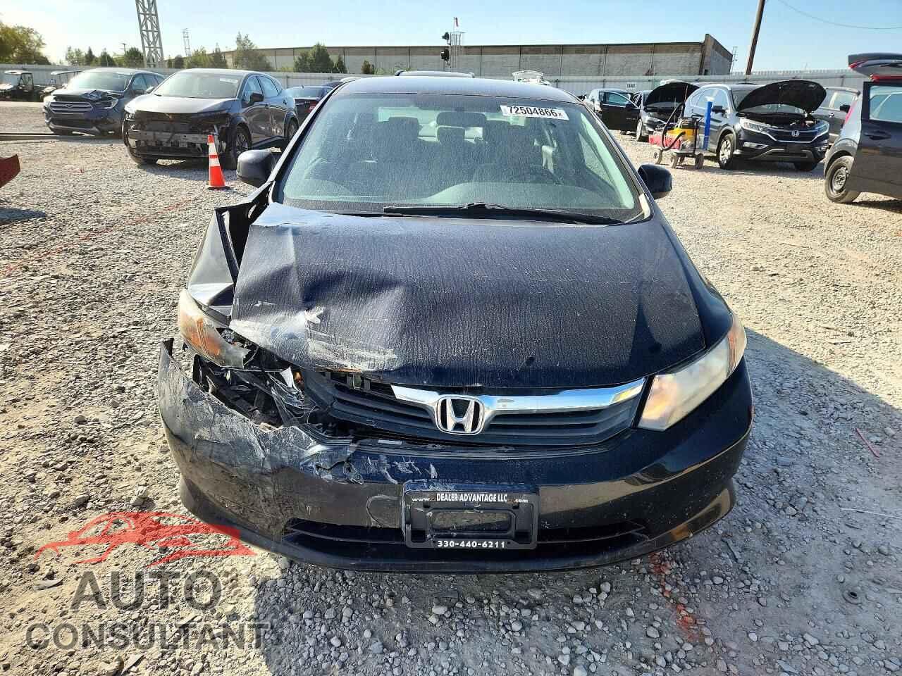 HONDA CIVIC 2012 - 19XFB2F58CE033214