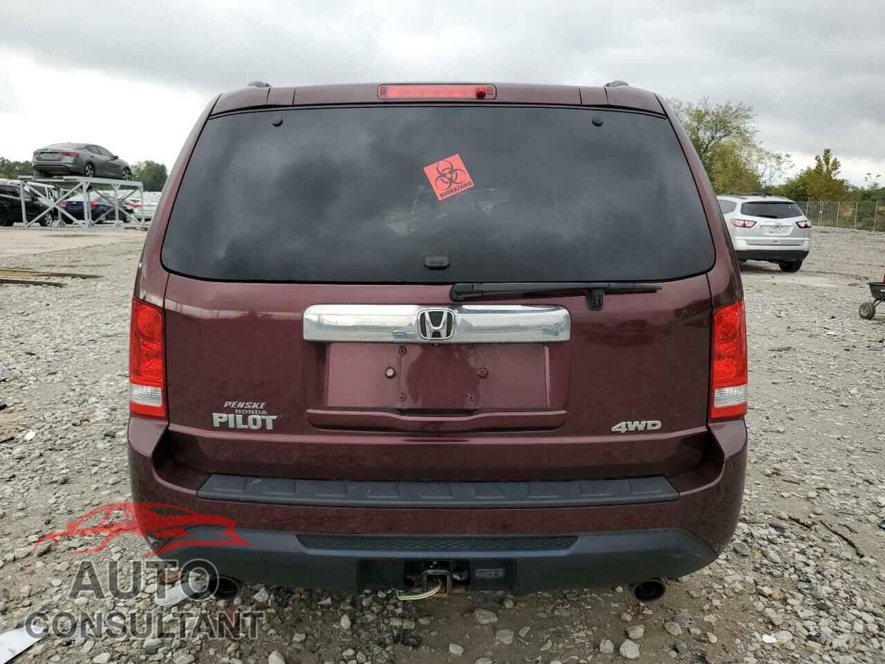 HONDA PILOT 2012 - 5FNYF4H50CB019193