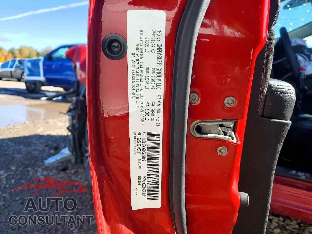 DODGE DART 2013 - 1C3CDFAA2DD224188