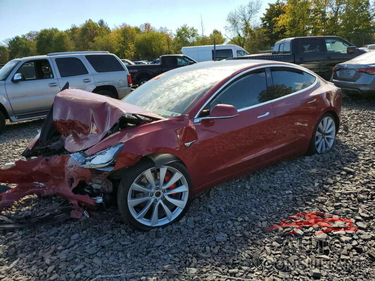 TESLA MODEL 3 2019 - 5YJ3E1EB8KF454936