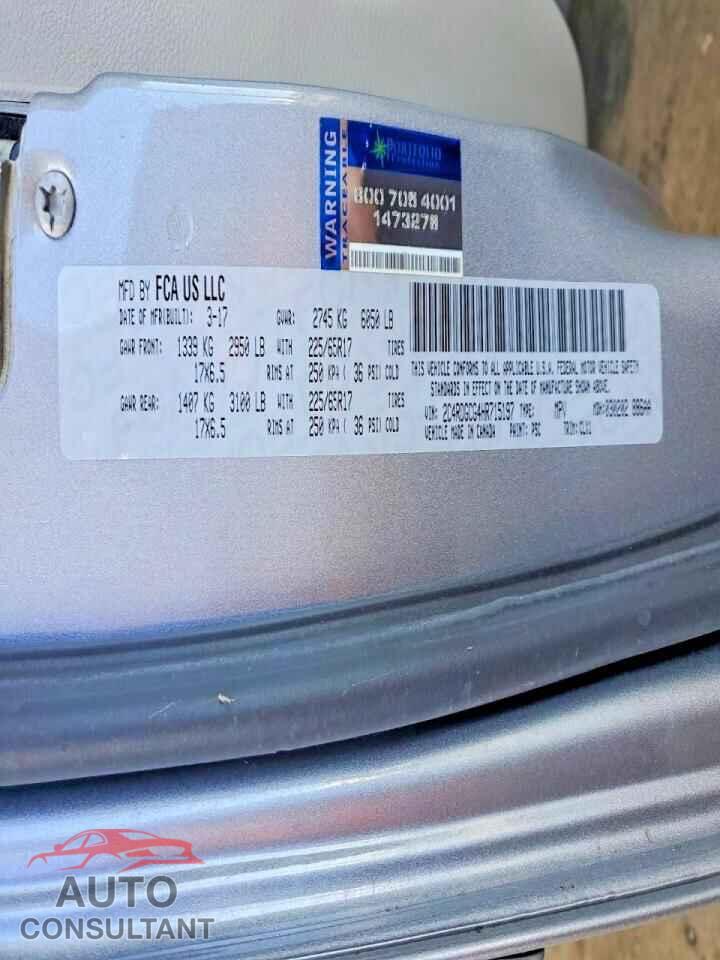 DODGE CARAVAN 2017 - 2C4RDGCG4HR715197