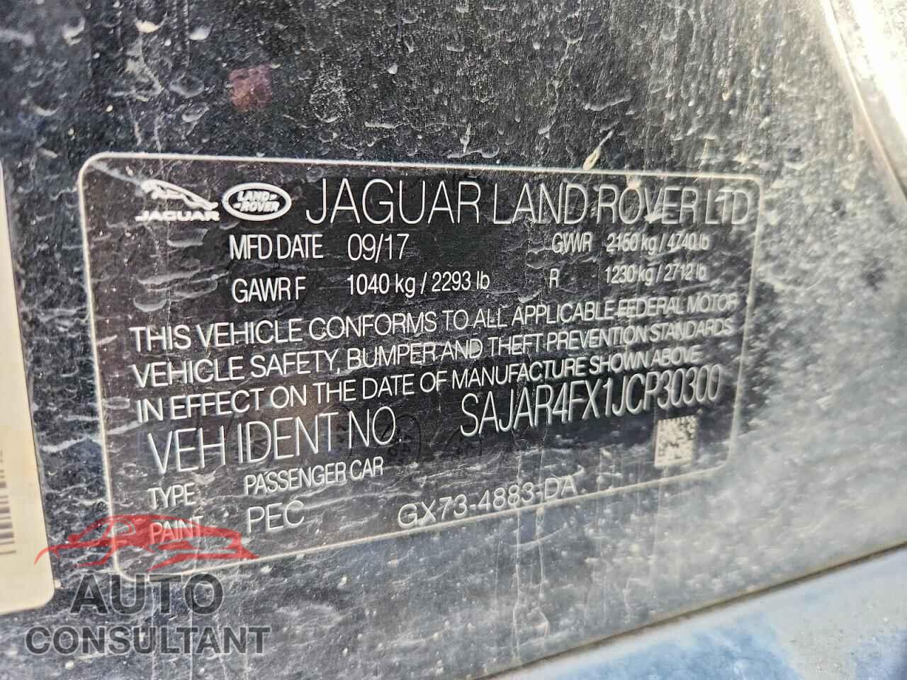 JAGUAR XE 2018 - SAJAR4FX1JCP30300