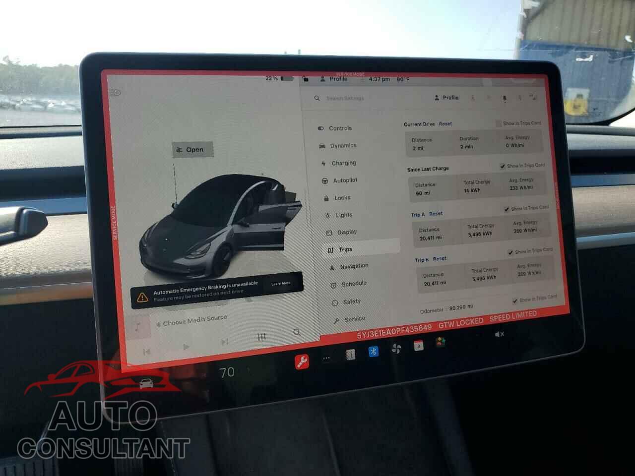 TESLA MODEL 3 2023 - 5YJ3E1EA0PF435649