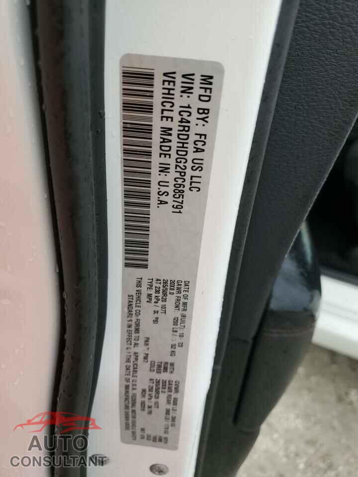 DODGE DURANGO 2023 - 1C4RDHDG2PC685791