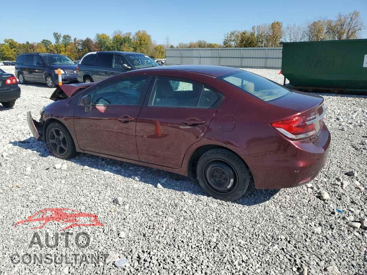 HONDA CIVIC 2013 - 19XFB2F52DE290497