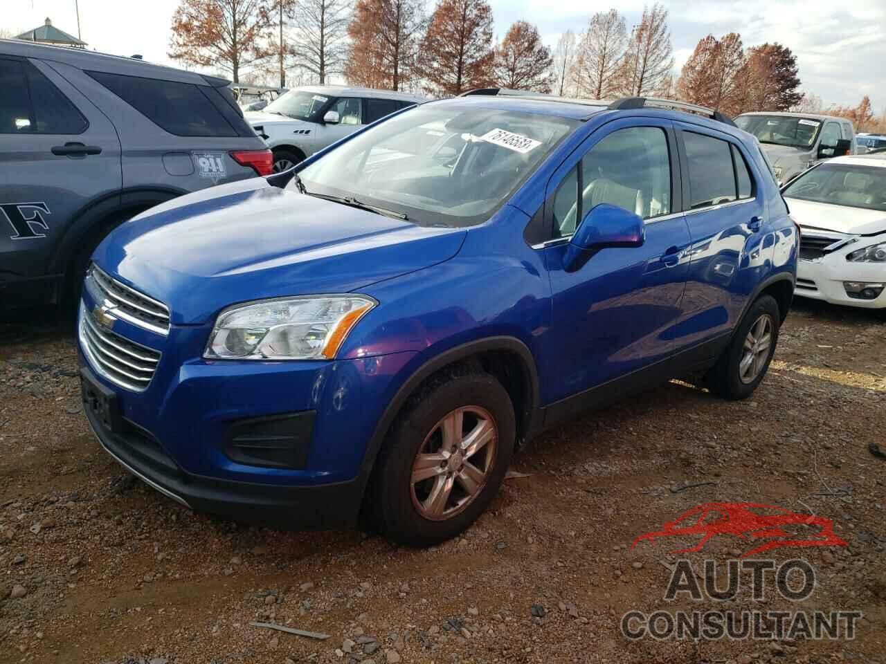 CHEVROLET TRAX 2016 - KL7CJPSB5GB584019